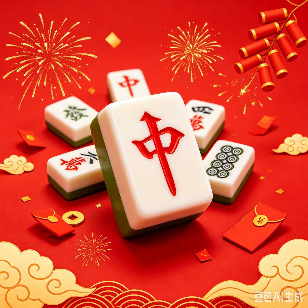 glossy mahjong tiles