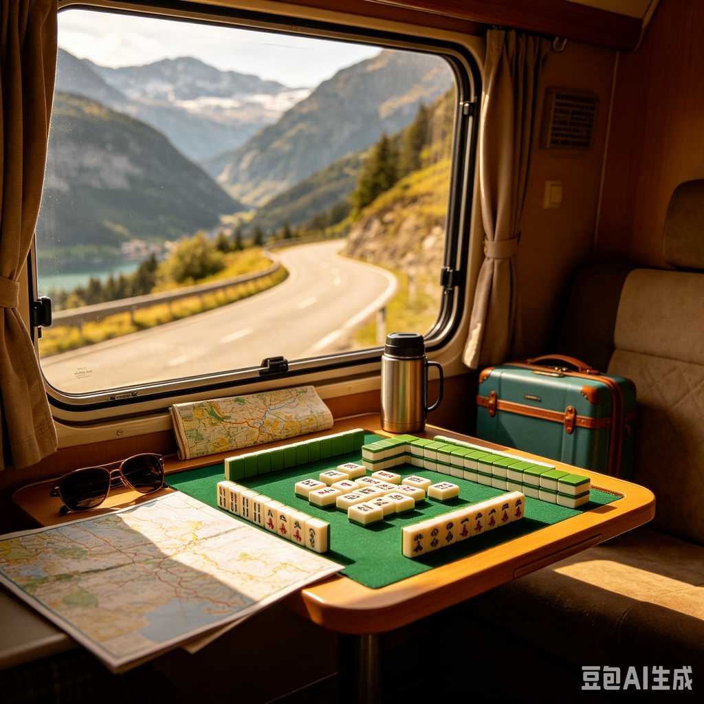 camping mahjong game set